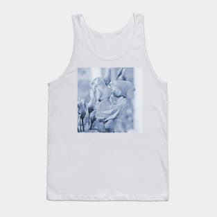 Soft blue lisianthus - Hampton Style Tank Top